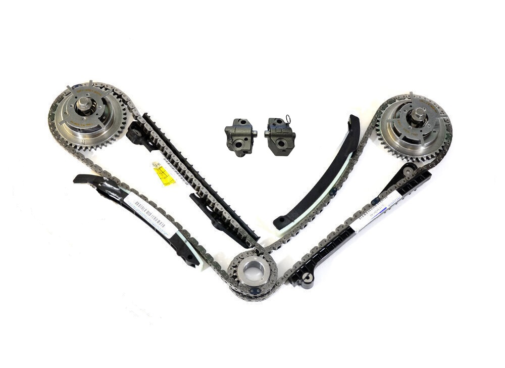 5.4 3V F150 F250 NAVI Timing chain, Phaser, guide & sprocket kit - Click Image to Close